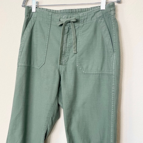 J. Crew Tie Waist‎ Camp Pant in Green - Picture 6 of 14